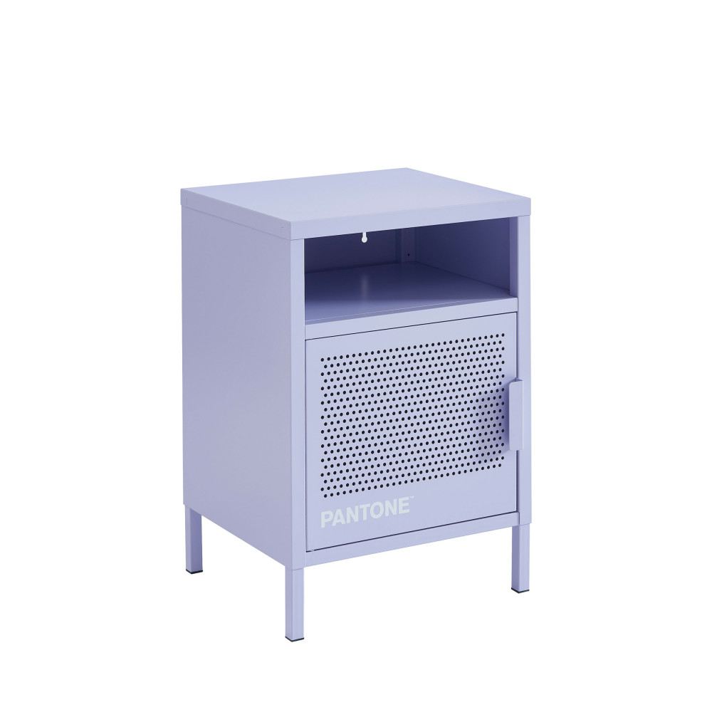 Table De Chevet Porte En M Tal Pantone Nino Drawer