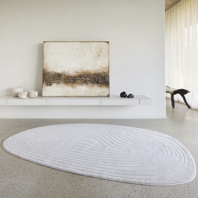 Elliott I - Tapis contemporain de forme organique