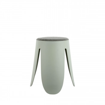 Tabouret en plastique bleu de Basicwise QI003258B