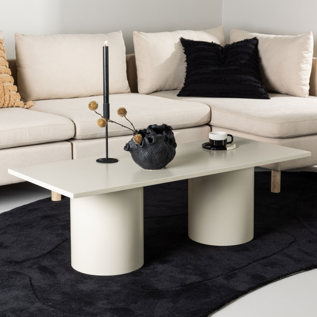 Sandvika - Table basse en bois 120x50cm