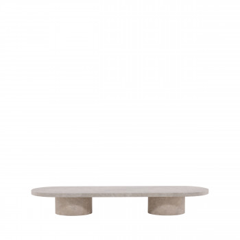 Narvik - Table basse ovale en bois 190x60cm