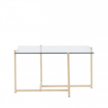 Hybrid - Table basse carrée en bois 80x80cm