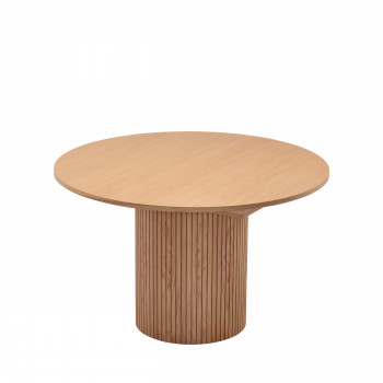 Toscana - Table à manger extensible 4 à 6 personnes en bois ø120-160x120cm