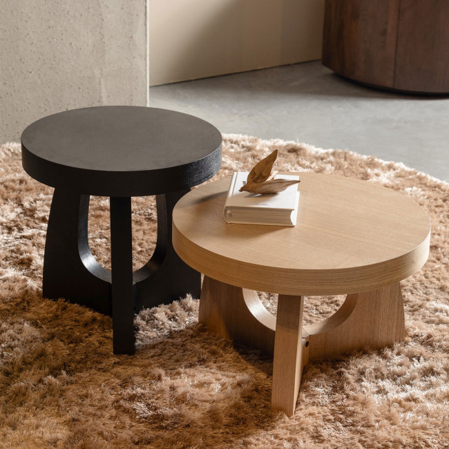 Tala - Table basse ronde en bois ø55cm