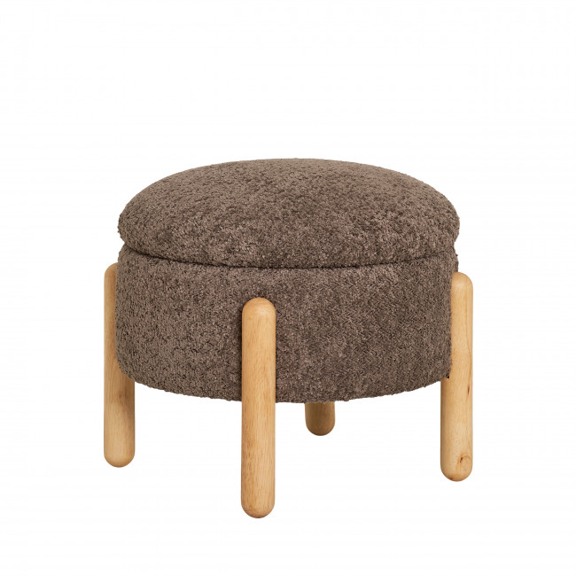 Medas - Pouf rond en tissu ø45cm