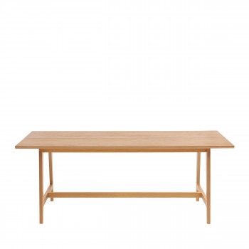 Norla - Table à manger 8 personnes en bois