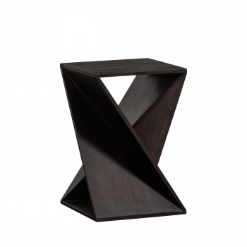 Ikem - Table d'appoint carrée en bois 41x41cm