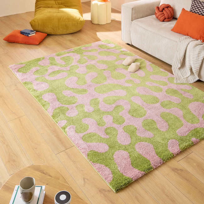 Vibe - Tapis vintage à motif abstrait