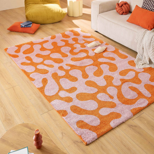 Vibe - Tapis vintage à motif abstrait