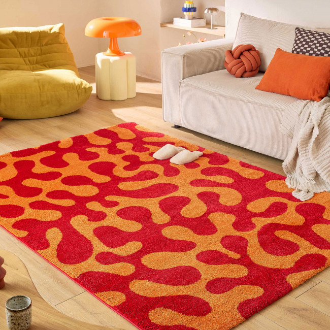 Vibe - Tapis vintage à motif abstrait