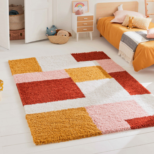 Lumo - Tapis contemporain à motif géométrique