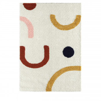 Popy - Tapis contemporain aux formes géométriques