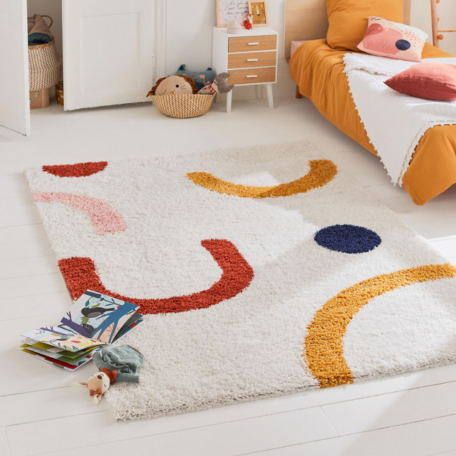 Popy - Tapis contemporain aux formes géométriques