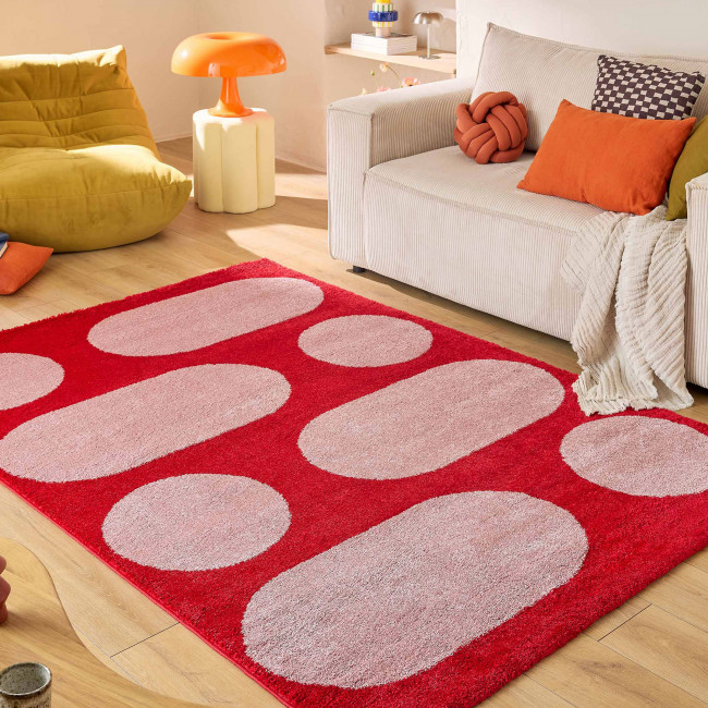 Nova - Tapis vintage à motif rond