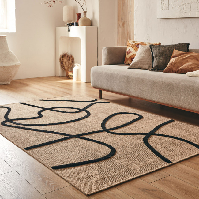 Echo - Tapis bohème à motif organique