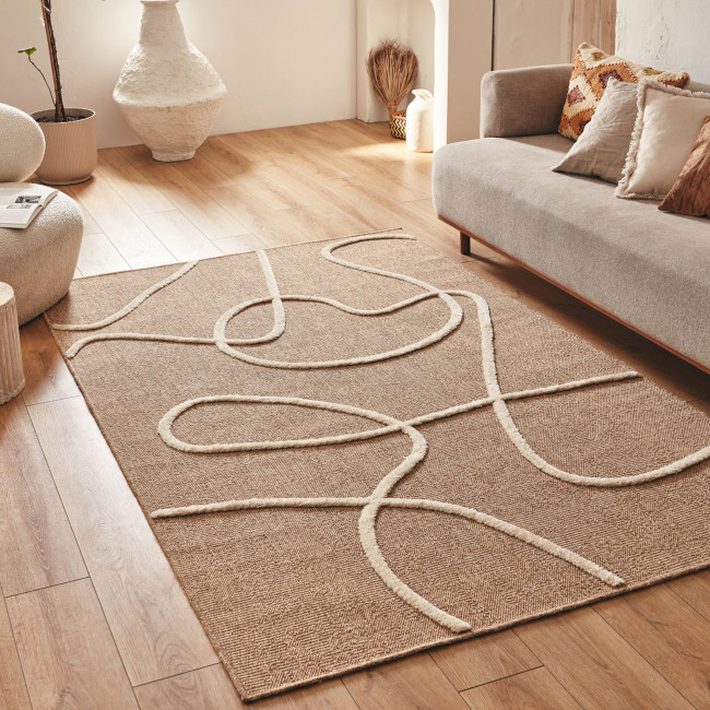 Echo - Tapis bohème à motif organique