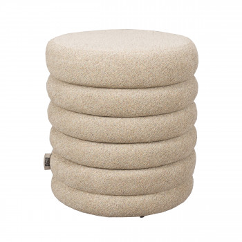 Fern - Pouf rond en tissu ø37cm