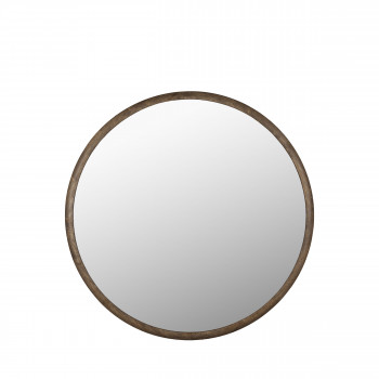 Gale - Miroir rond en bois ø80cm