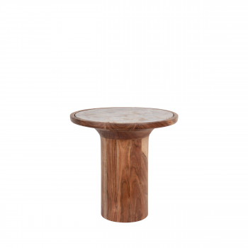 Tubo - Table d'appoint ronde en bois ø40cm