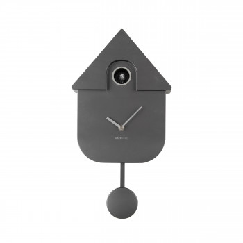 Modern Cuckoo - Horloge à pendule finition métallisée