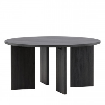 Askeron - Table basse ronde en bois ø80cm