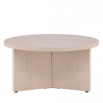 Salto - Table basse ronde en bois ø85cm