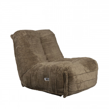 Hamilton - Fauteuil relax inclinable en tissu 