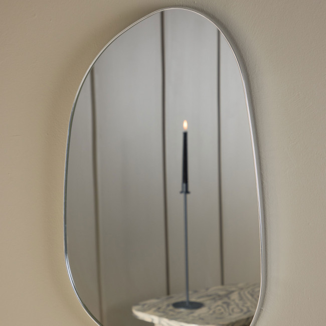 Askersund - Miroir organique en aluminium 65x40cm