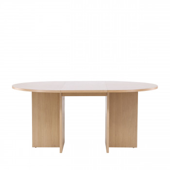 Strada - Table à manger extensible 6 à 8 personnes en bois 120-170x120cm