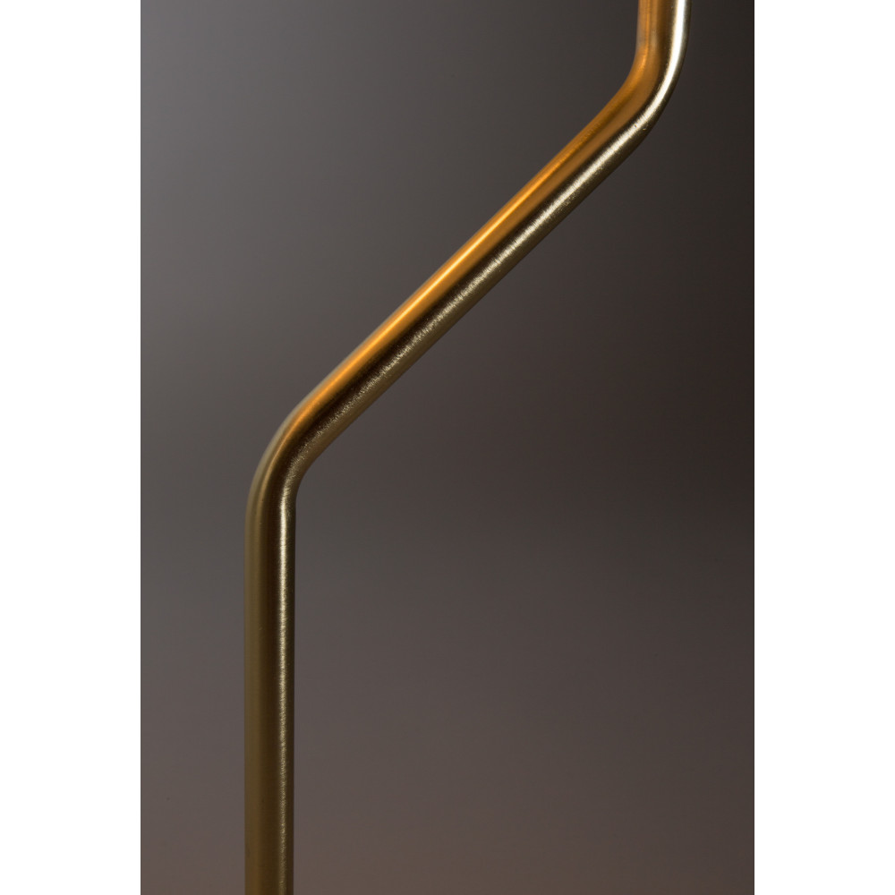Lampadaire art deco laiton metal dore hubsch 890502 - Kdesign