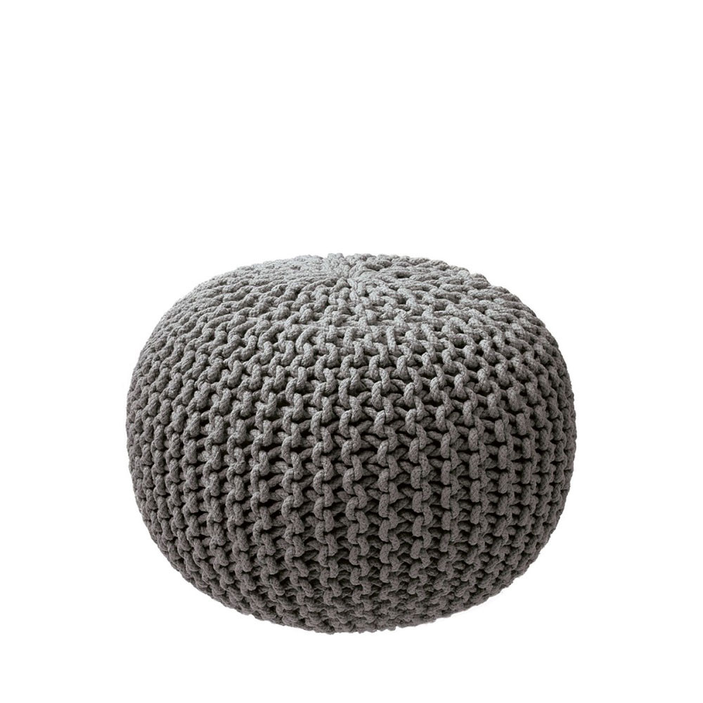 pouf tricot