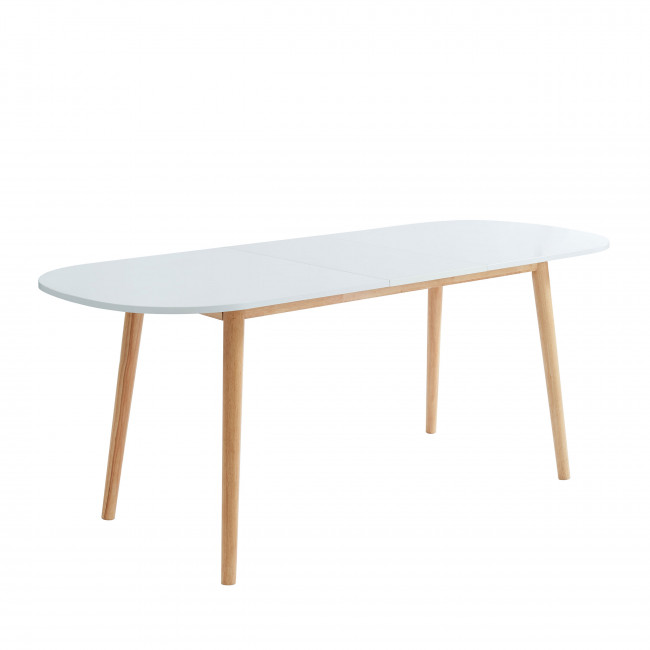 Gurra - Table à manger scandinave extensible 160-200 x 80 cm - Drawer