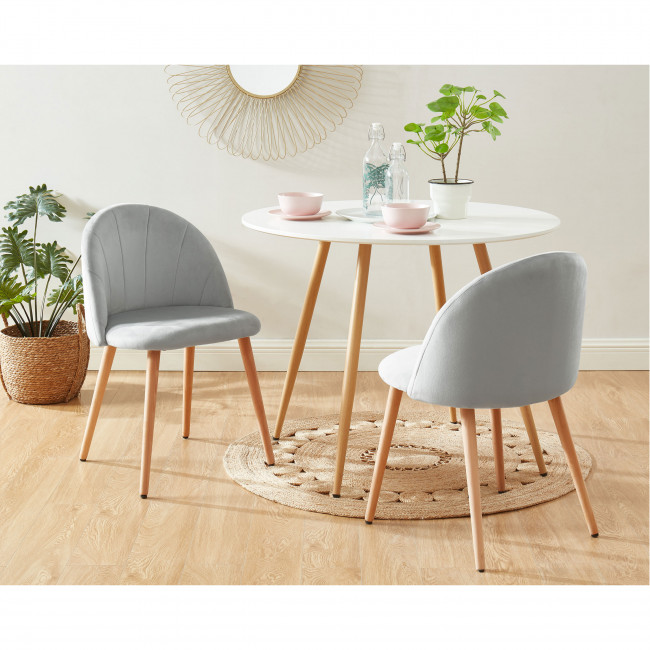 Roandola - 2 chaises en velours