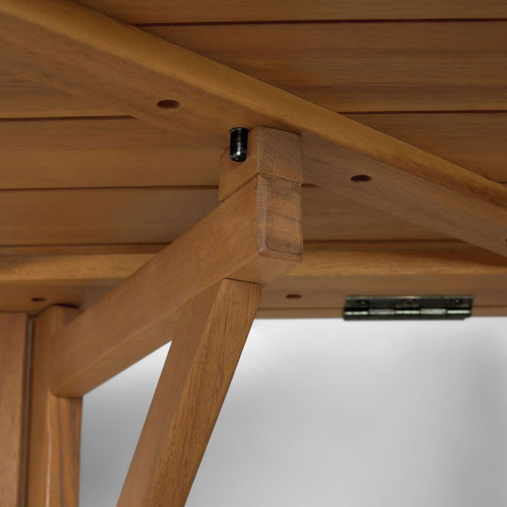 Table à manger pliante pour balcon en bois 40x40cm Kave Home - AMARILIS