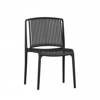 Lot de 4 chaises outdoor effet rotin en résine plastique Kave Home - EQUAL