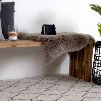 Banc avec coffre de rangement en velours et métal House Nordic - WATFORD