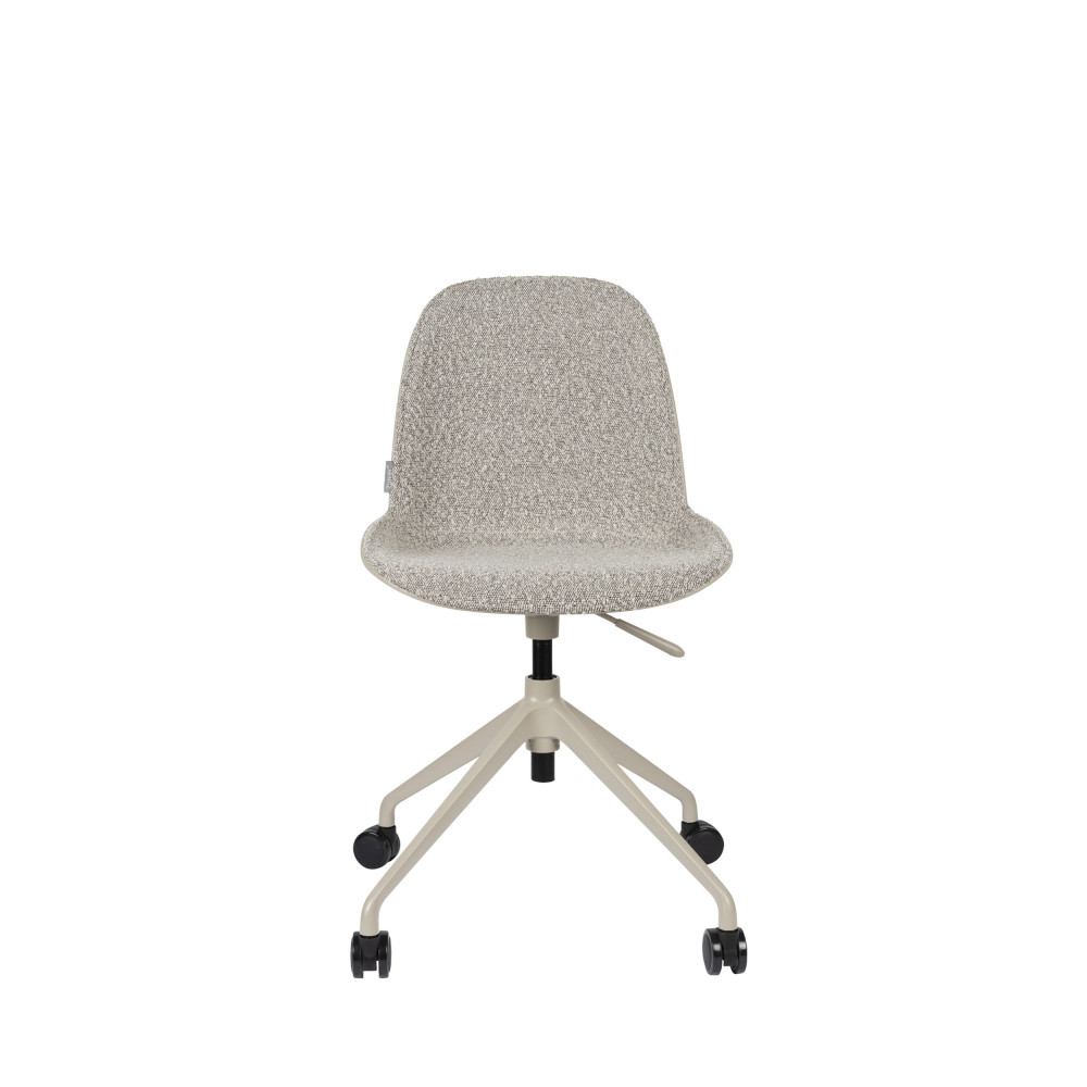 KNOLL chaise de bureau à roulettes GENERATION avec accoudoirs et base en  aluminium (Pebble - Tissu Cat. F Atlantic) 